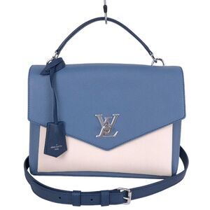 Louis Vuitton My LockMe Blue Ivory Handbag